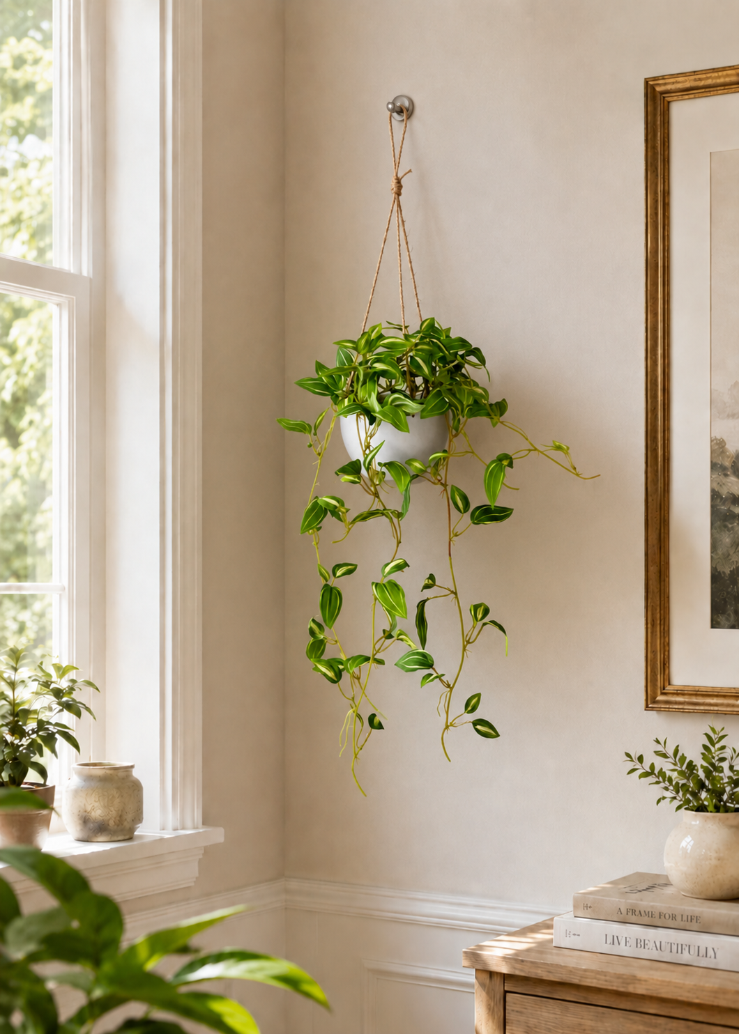 Artificial Lush Green Trailing Plant