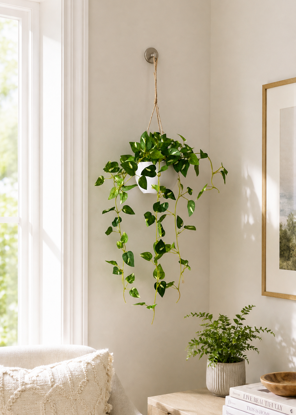 Artificial Vela Hanging Plant
