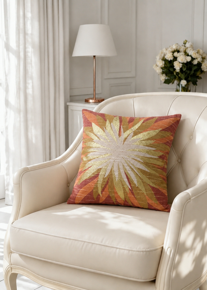 Ember Coral Cushion Cover