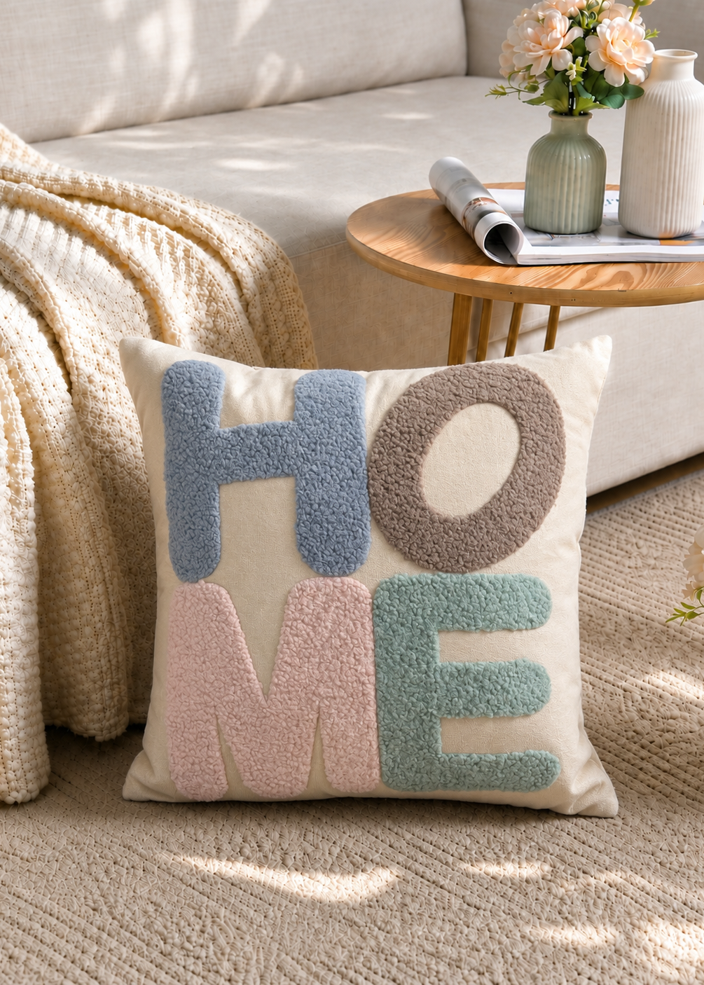 Home Pastel Cushion Cover