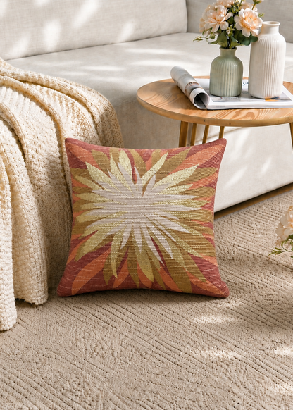 Ember Coral Cushion Cover