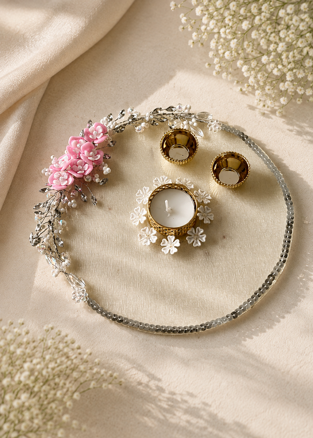 Gleam Decorative Pooja Thali