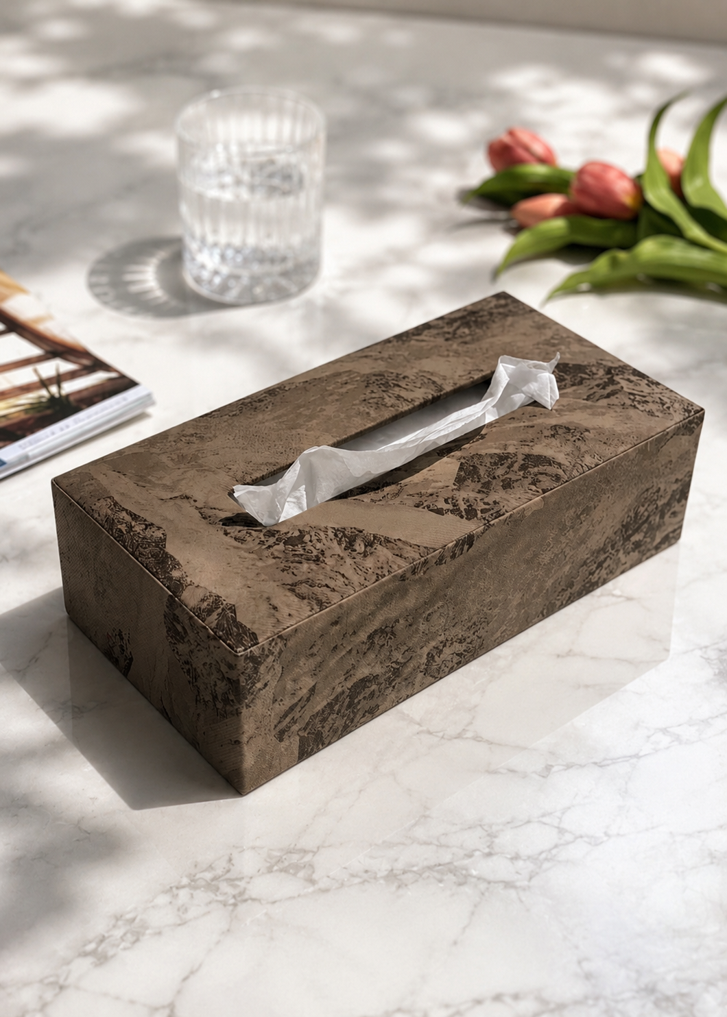 Indo Mocha Tissue Box