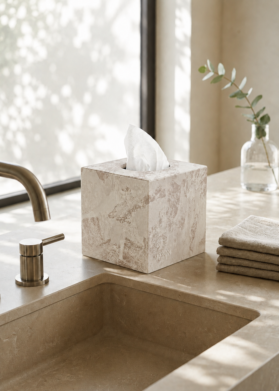 Indo Latte Square Tissue Box