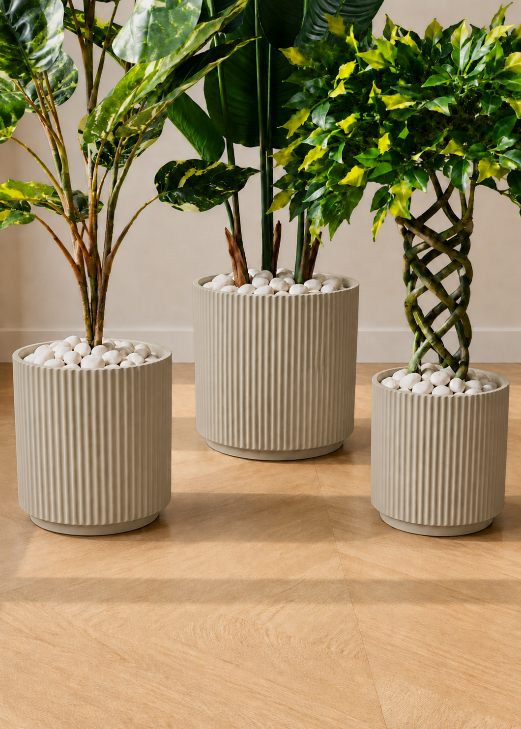 Linear Planters - Beige