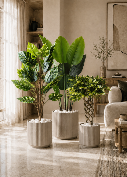 Linear Planters - Beige