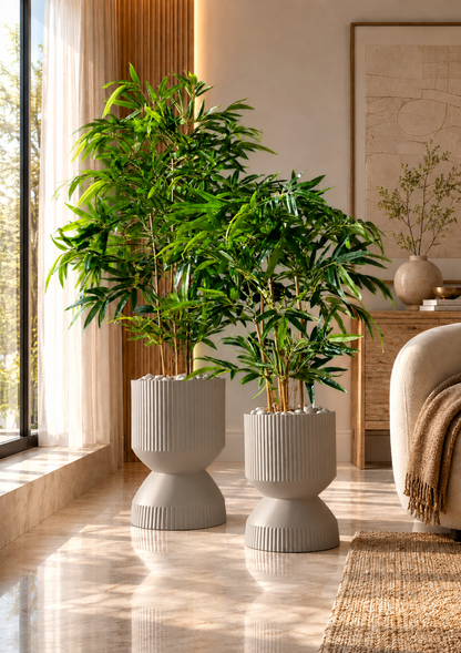 Willow Reversible Planters - Beige