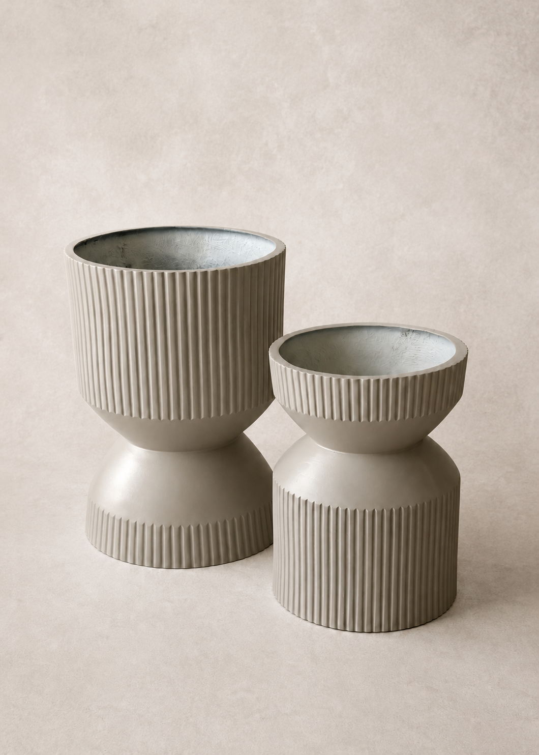 Willow Reversible Planters - Beige