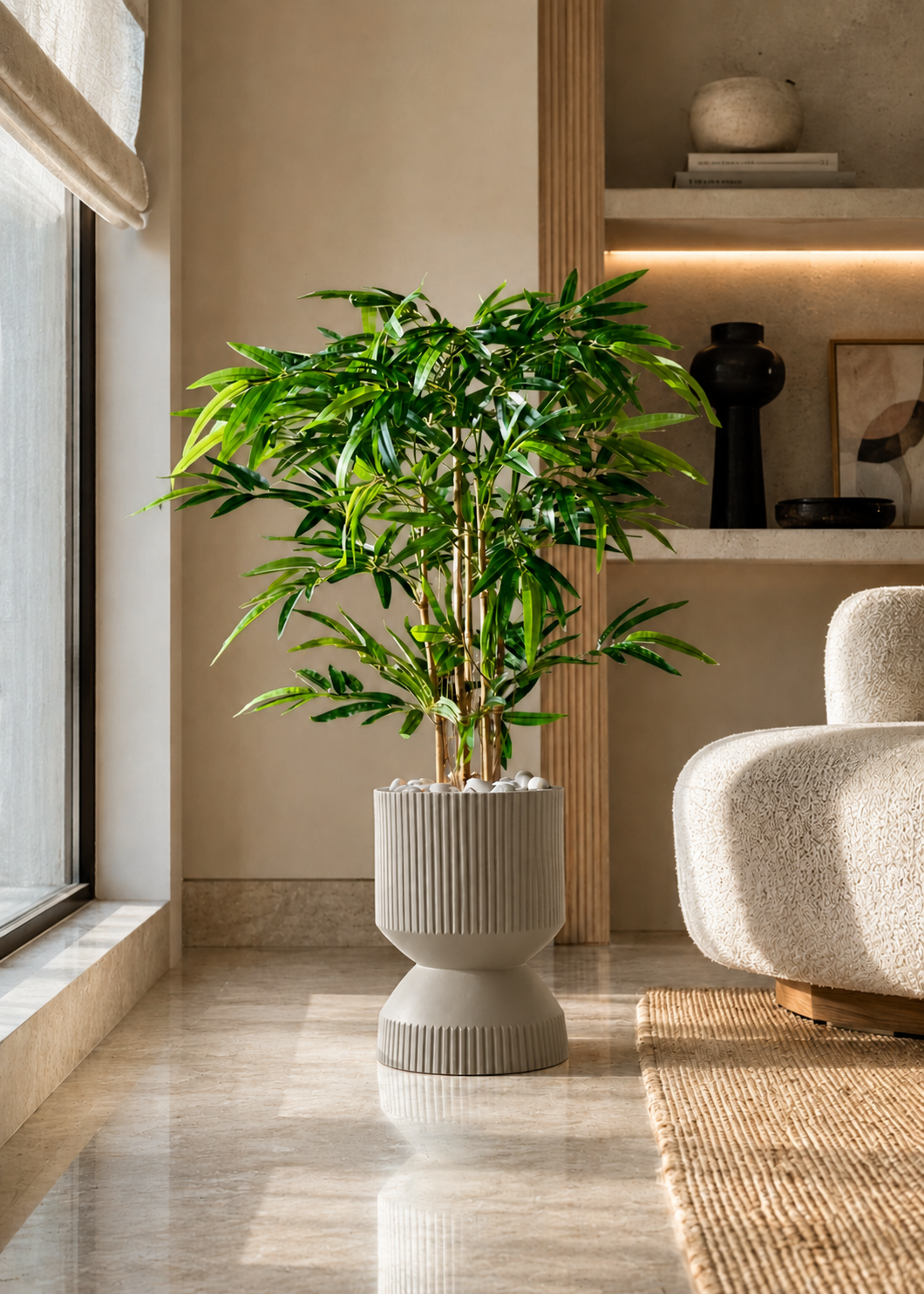 Willow Reversible Planters - Beige