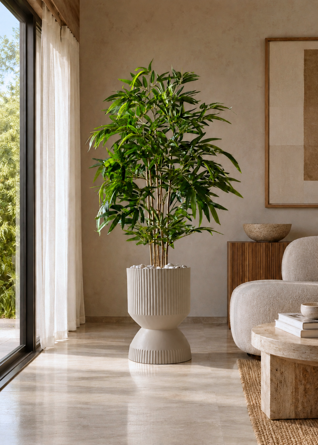 Willow Reversible Planters - Beige