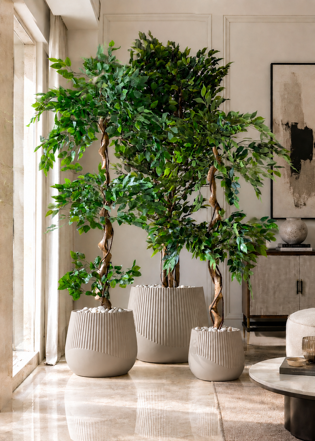 Cassan Planters - Beige