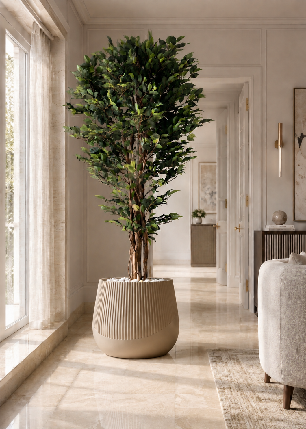 Cassan Planters - Beige