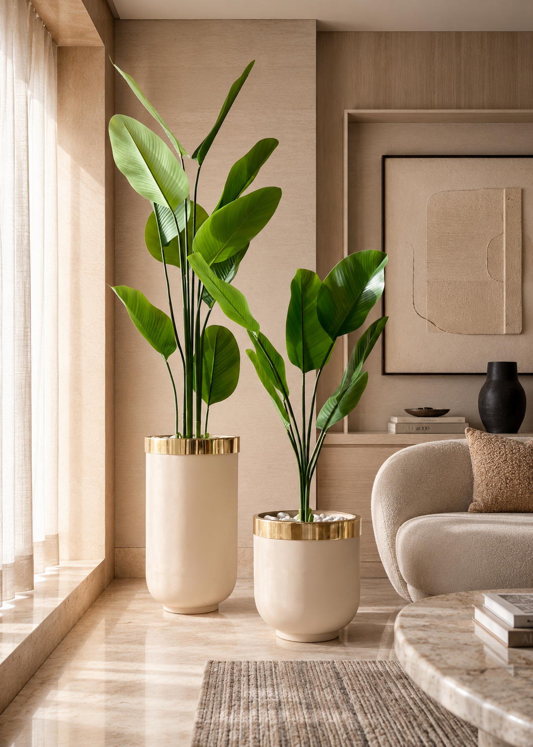 Minsk Planters - Beige