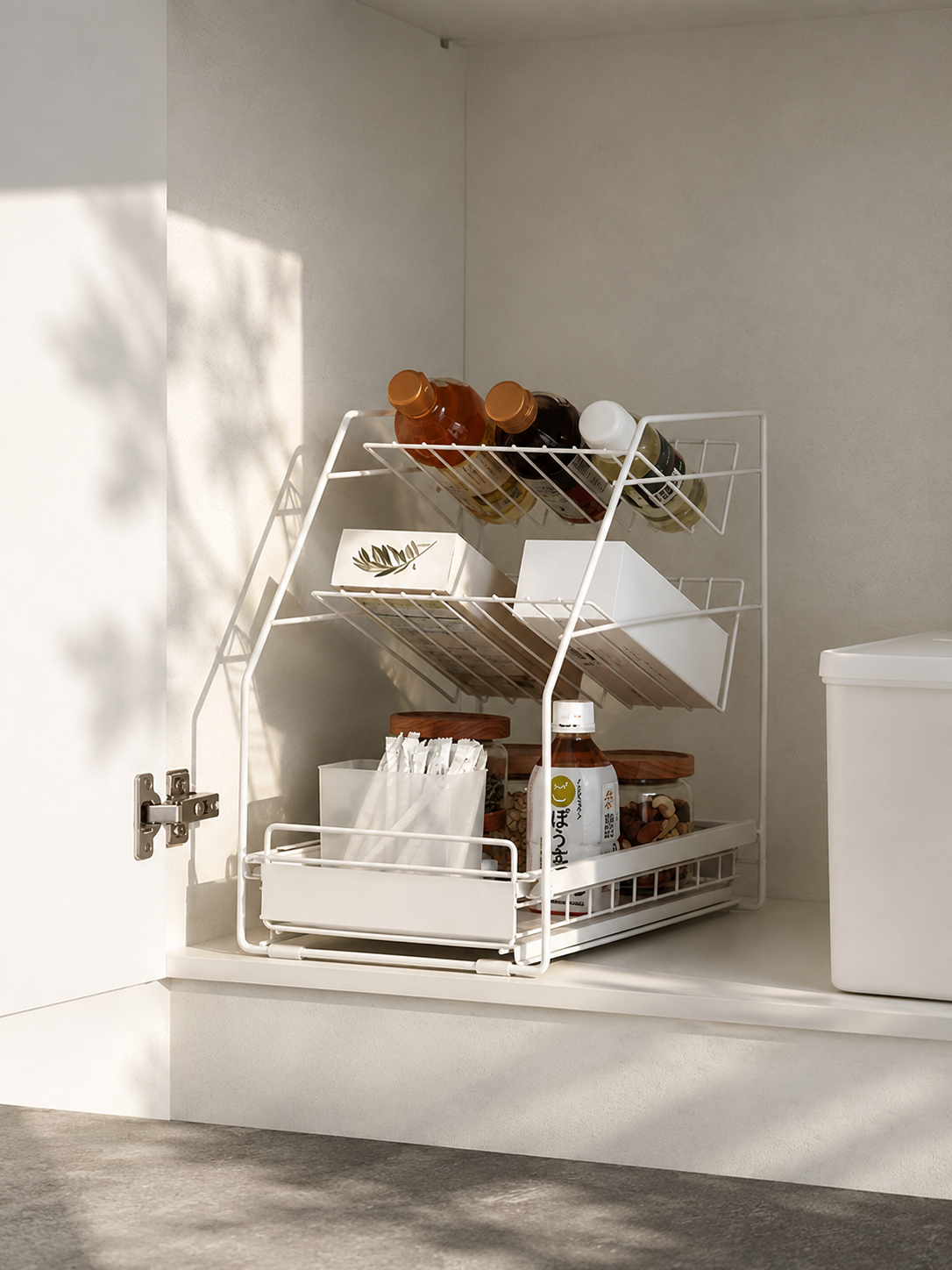 Under Sink Storage - White