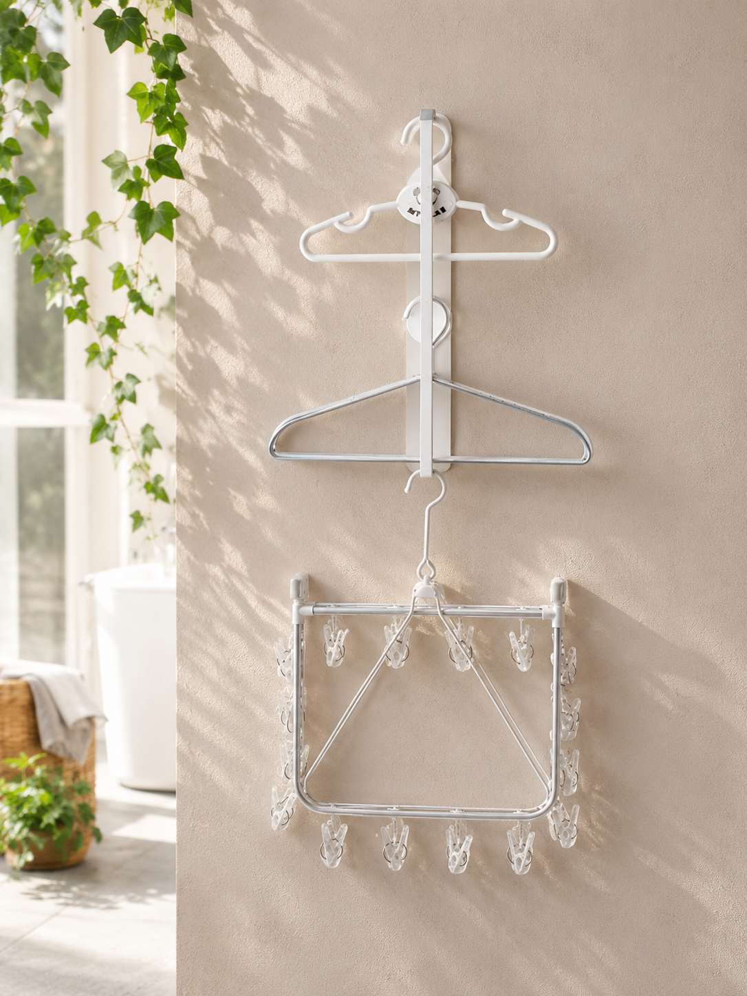 Magnetic Hanger Organizer - White