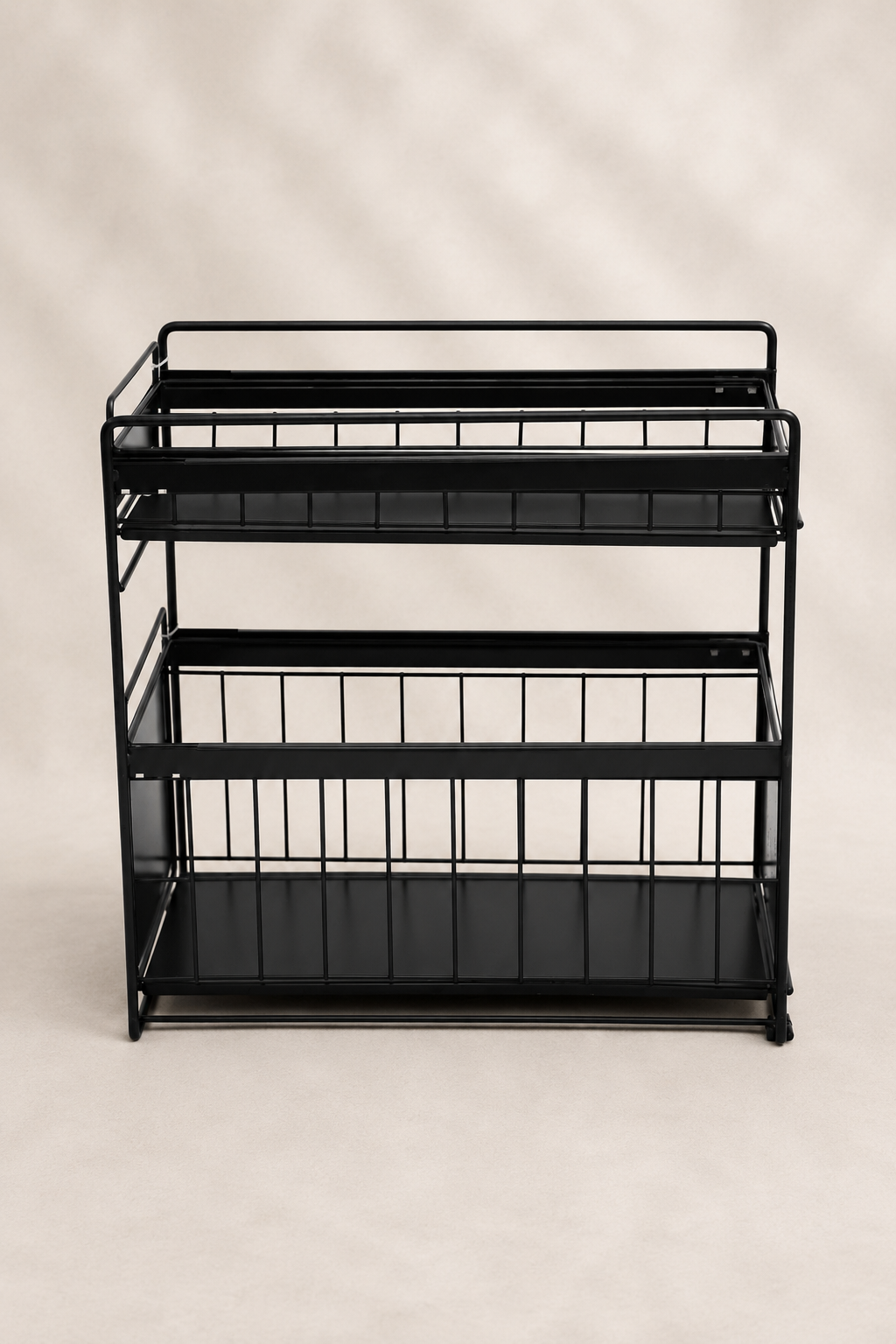 Pull Out storage Drawer - Black