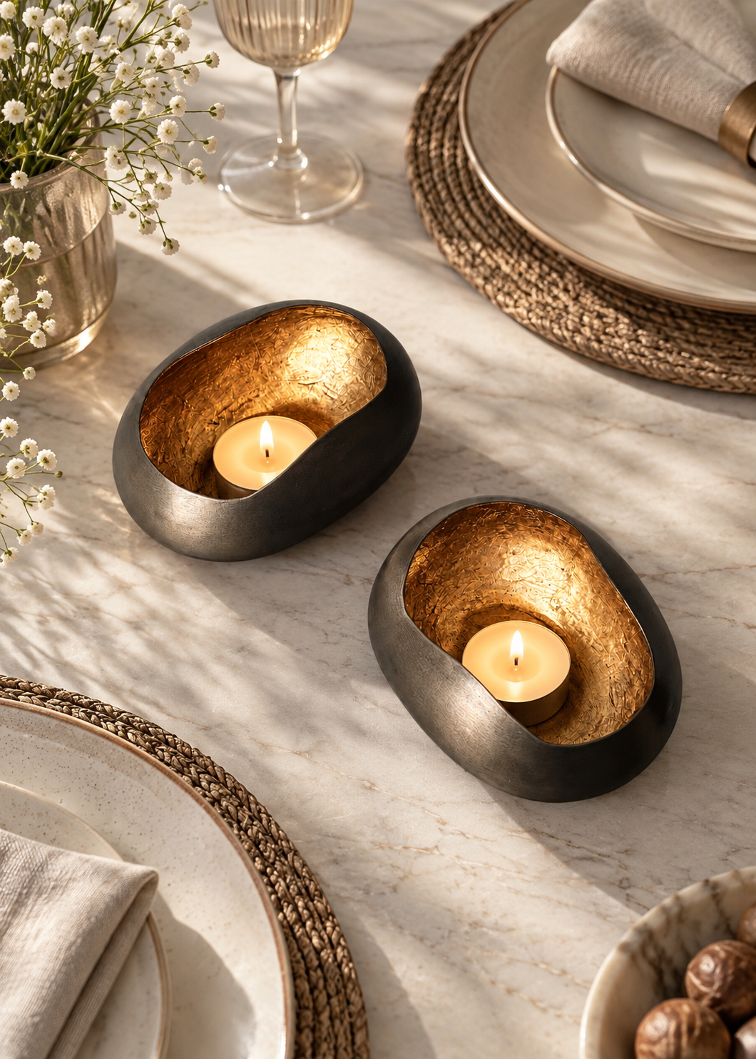 Torani Antique Tealight Holder - Single Piece