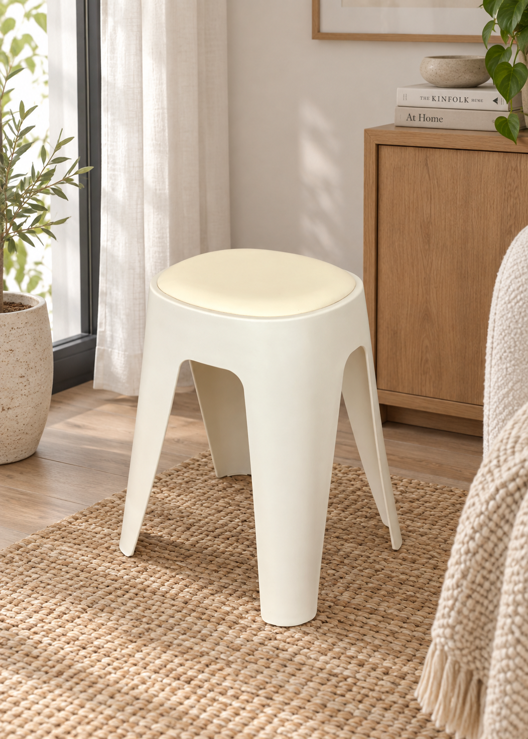 Varese Stool – Round White