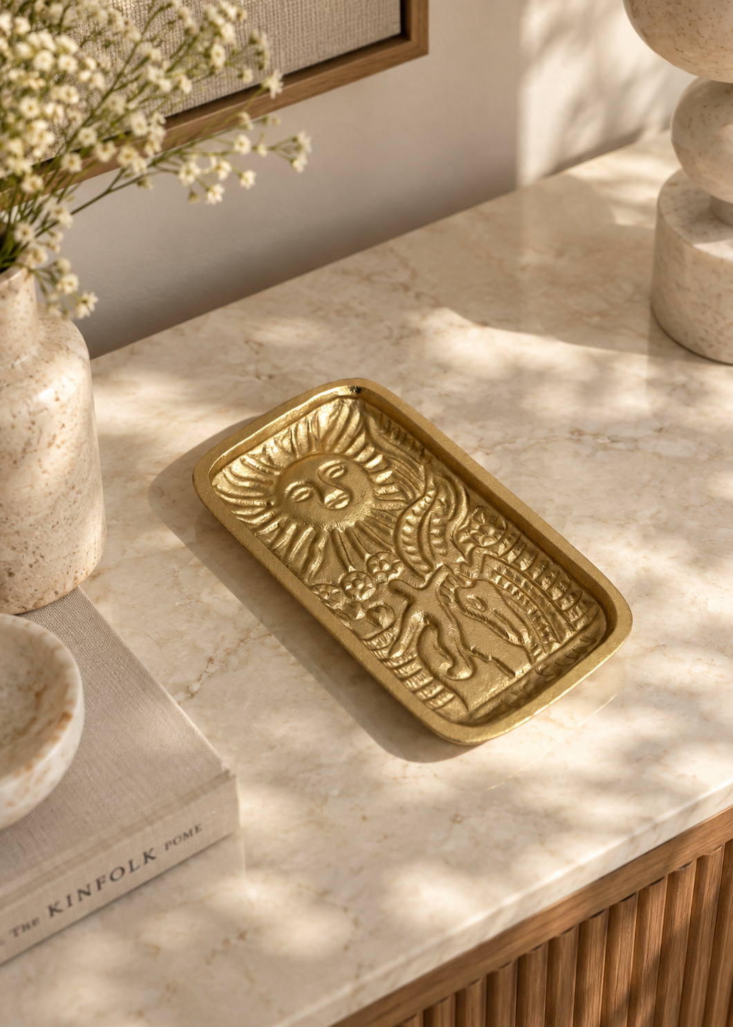 Celeste Gold Trinket Tray