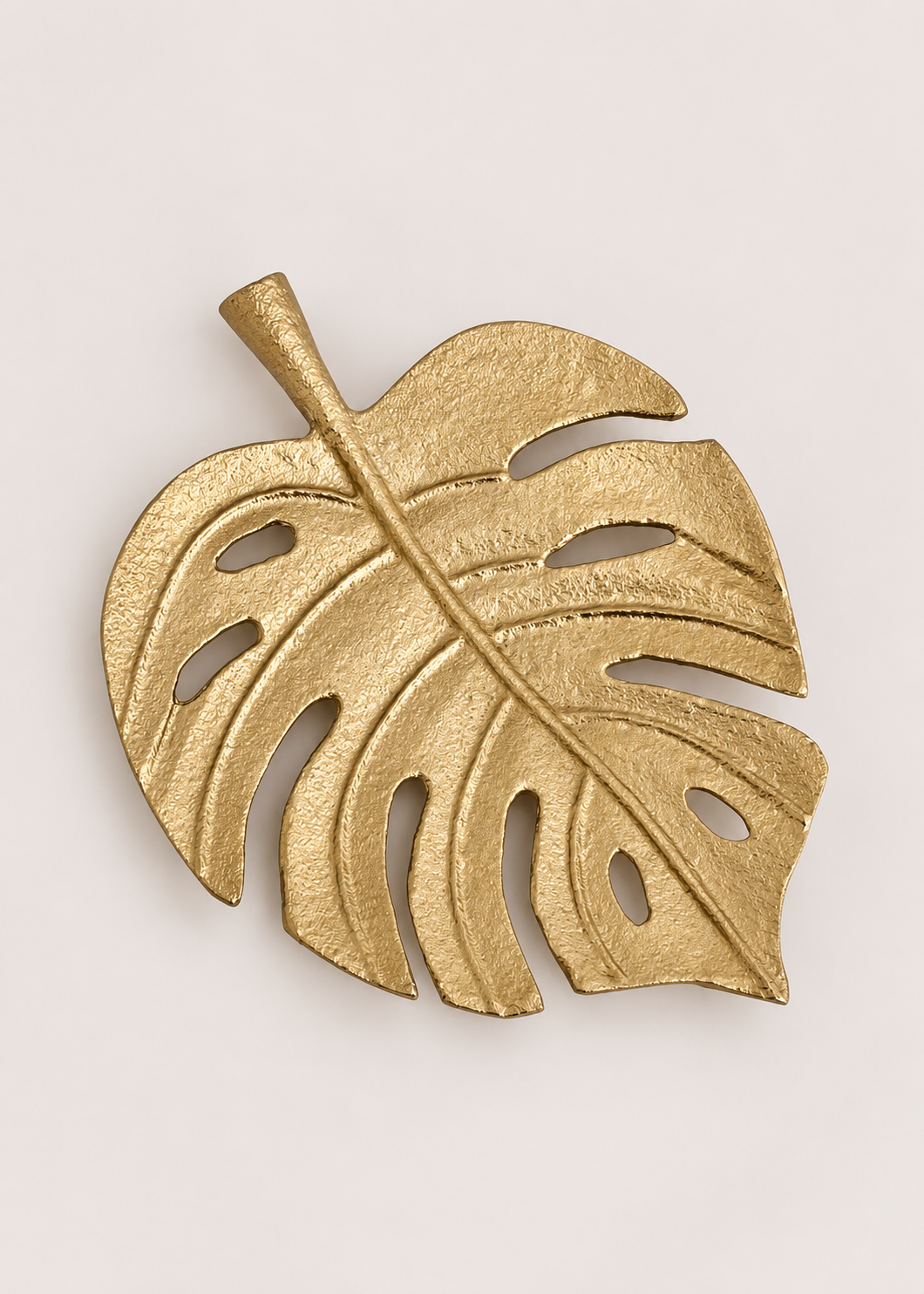 Gold Monstera Leaf Tray