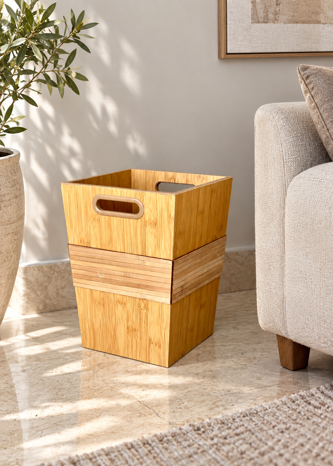 Bellagio Wooden Dustbin