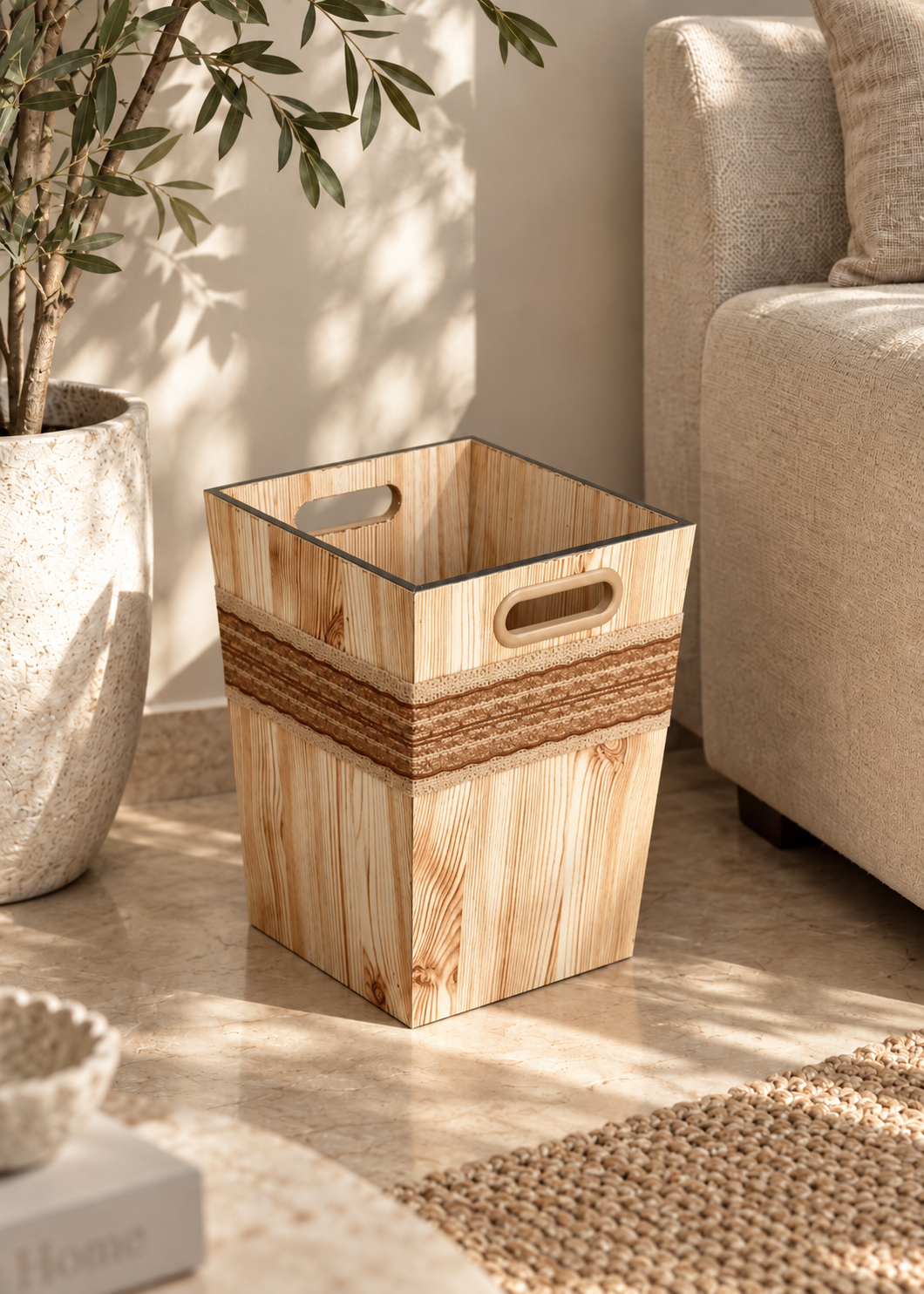 Modena Wooden Dustbin