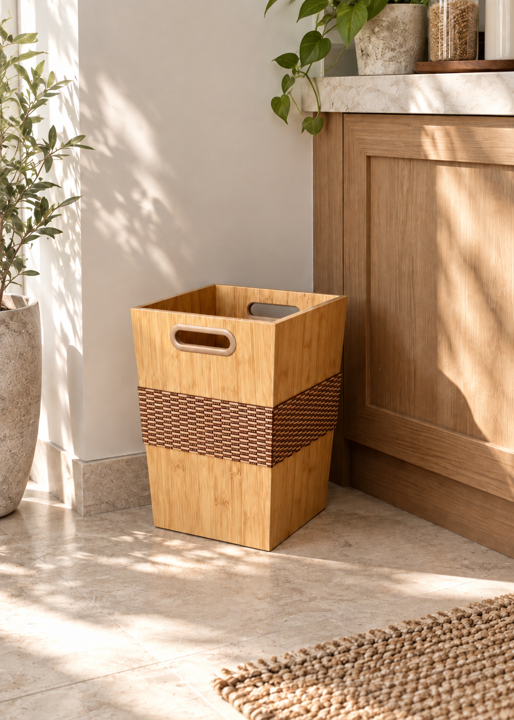 Geneva Wooden Dustbin