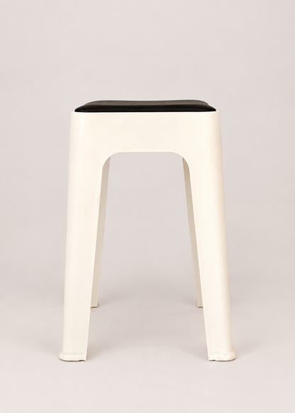 Savoy Stool - White &amp; Black