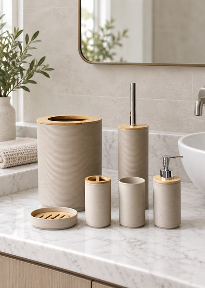 Brown Haven Bath Set