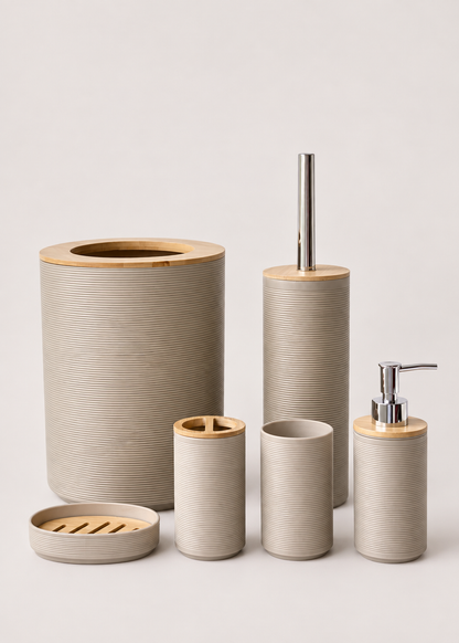 Brown Haven Bath Set