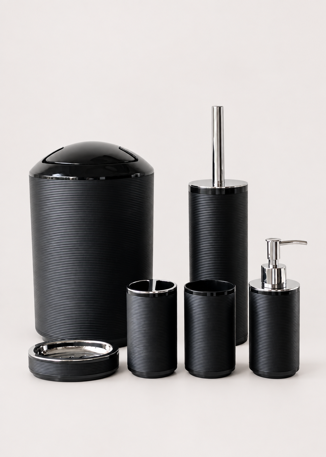 Black Luxe Bath Set