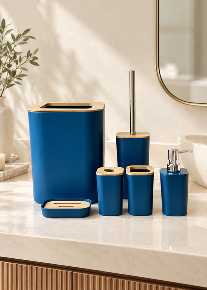 Blue Harmony Bath Set