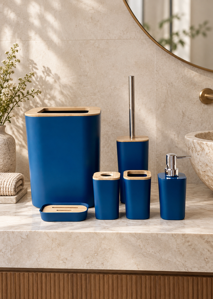 Blue Harmony Bath Set