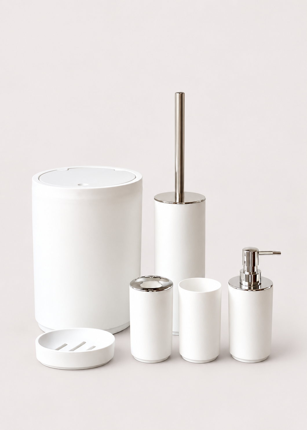 White Serenity Bath Set