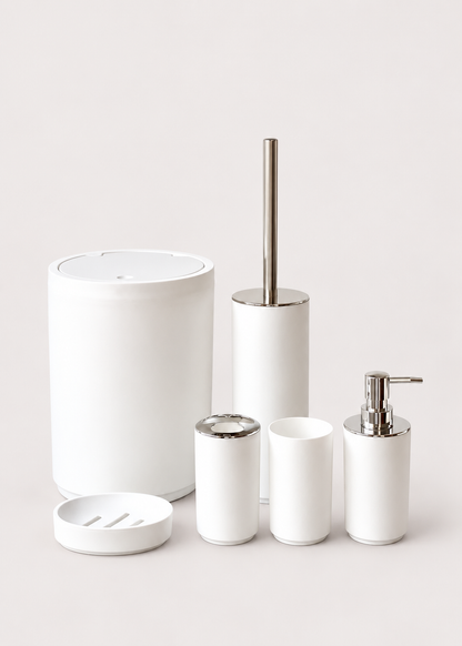 White Serenity Bath Set