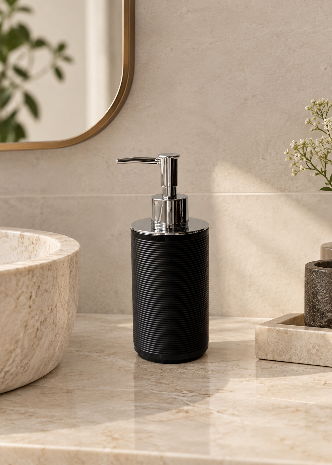 Black Luxe Bath Set