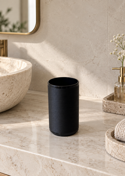 Black Luxe Bath Set