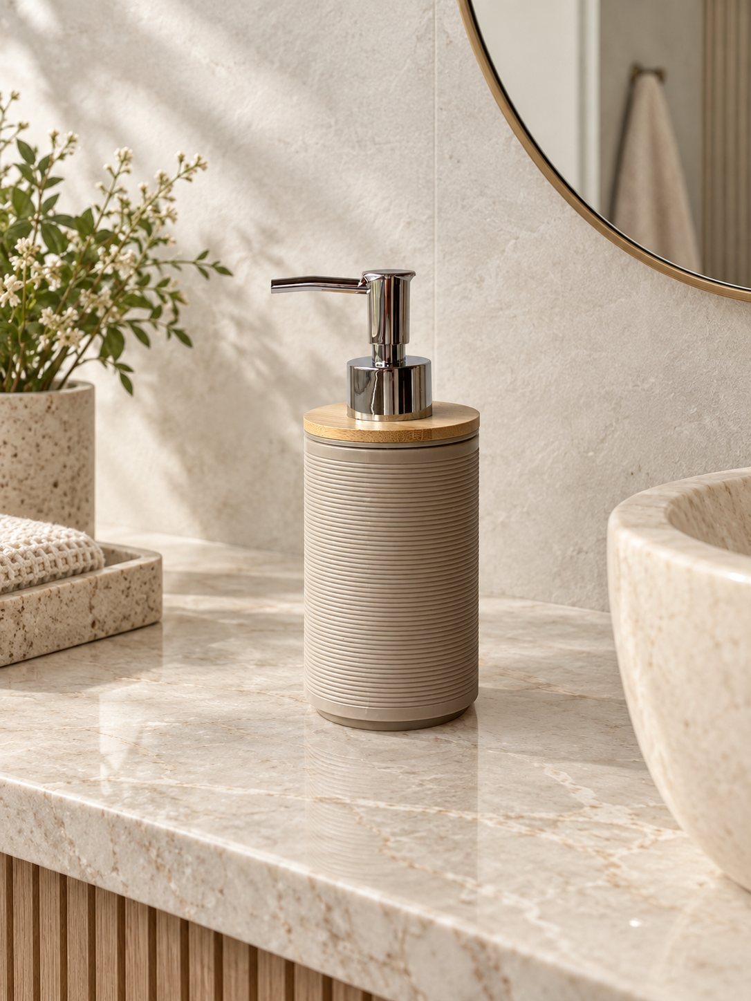 Brown Haven Bath Set