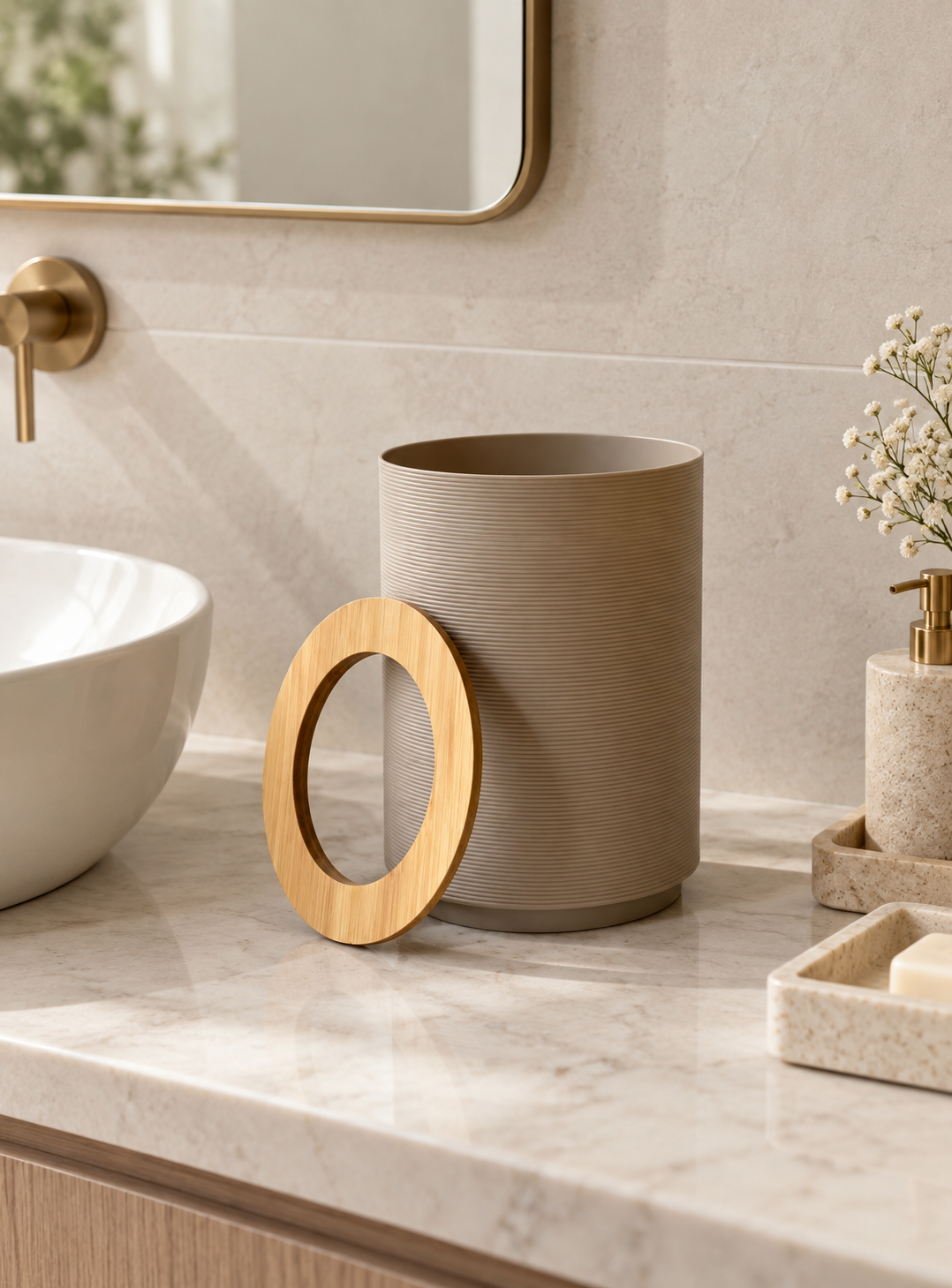 Brown Haven Bath Set