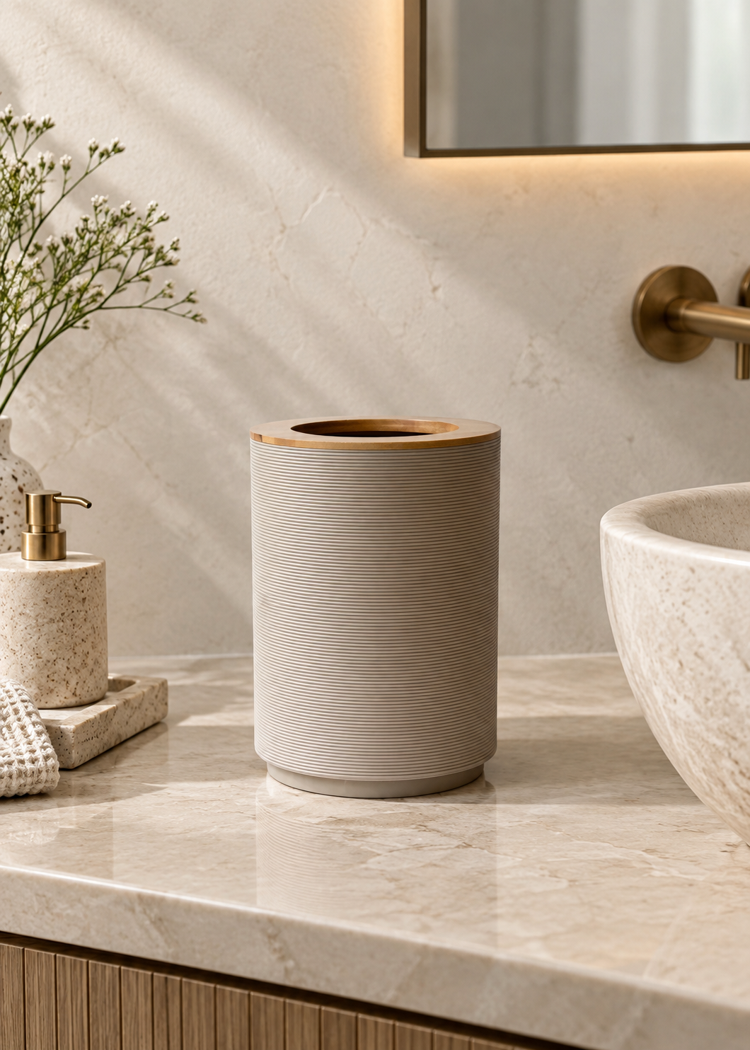 Brown Haven Bath Set