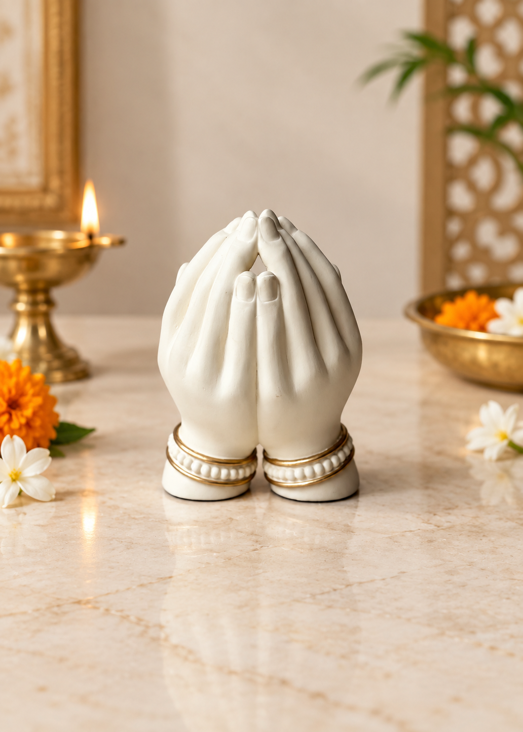 Divine Hands LED Tealight Stand