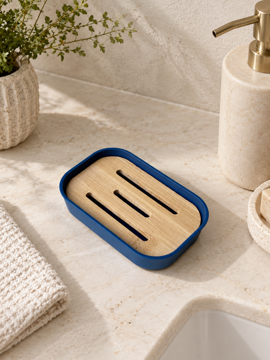 Blue Harmony Bath Set