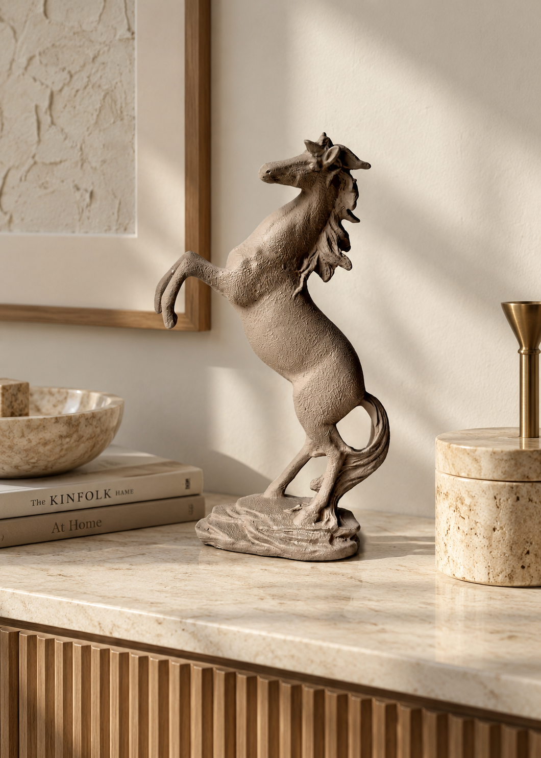 Beige Horse Artefact