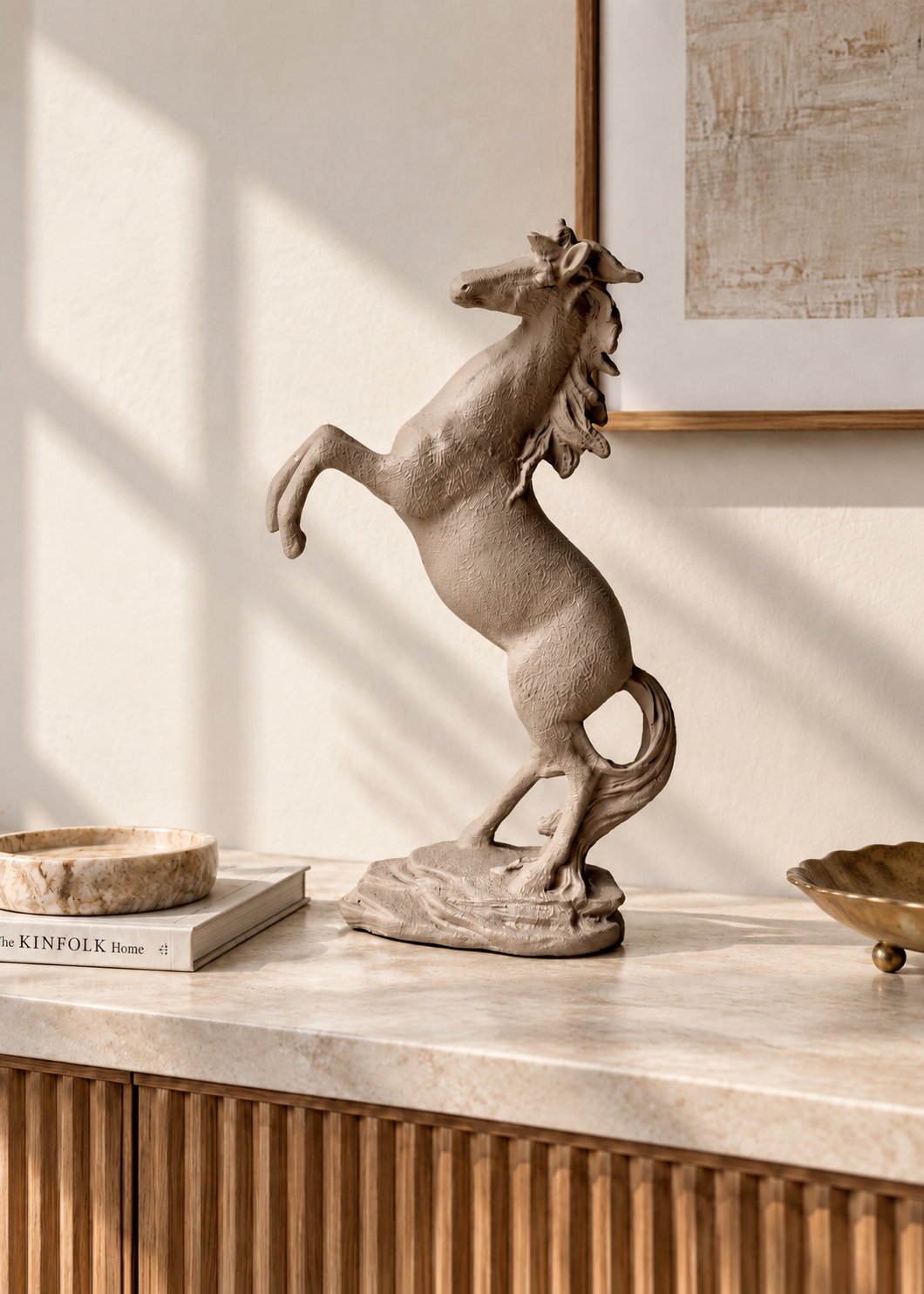 Beige Horse Artefact