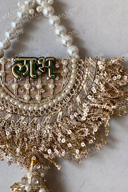 Festive Gilded Shubh labh - Set of 2