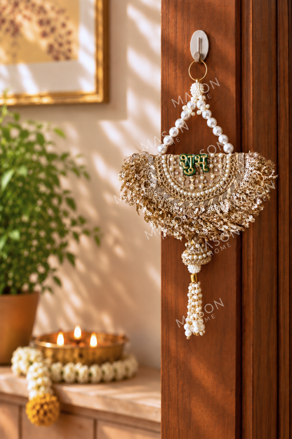 Festive Gilded Shubh labh - Set of 2