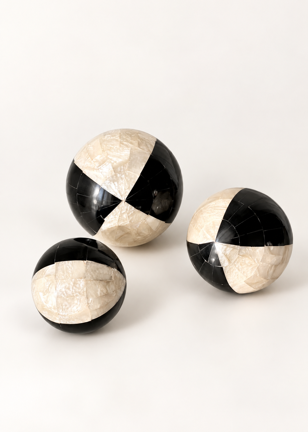 Monochrome Ball Set - Set of 3