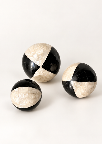 Monochrome Ball Set - Set of 3