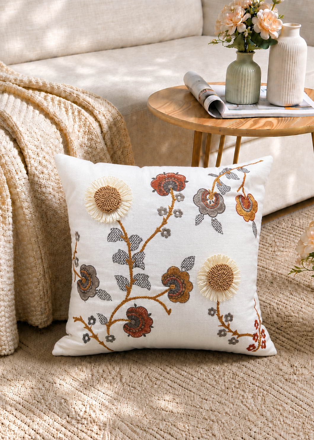 Sienna Terracotta Cushion Cover