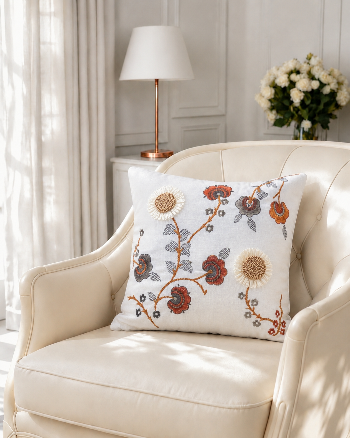 Sienna Terracotta Cushion Cover